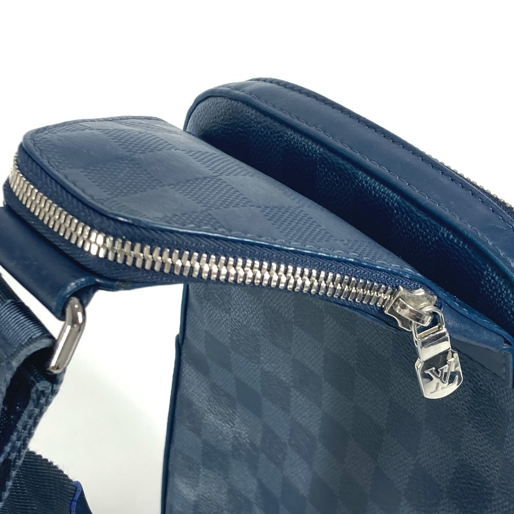 LOUIS VUITTON N40439 ダミエスクエアード アヴェニュー・スリングバッグ カバン ベルトバッグ ショルダーバッグ クロス ボディバッグ ダミエグラフィットキャンバス ユニセックス ネイビー - brandshop-reference