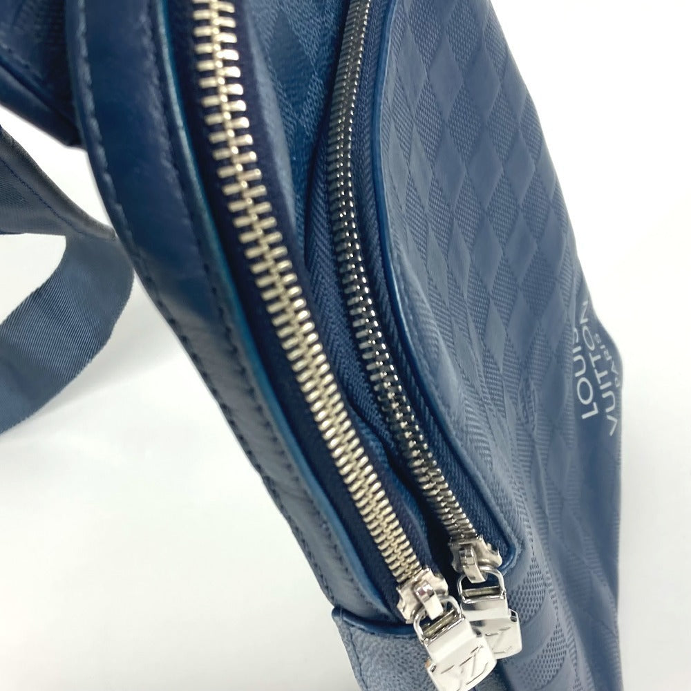 LOUIS VUITTON N40439 ダミエスクエアード アヴェニュー・スリングバッグ カバン ベルトバッグ ショルダーバッグ クロス ボディバッグ ダミエグラフィットキャンバス ユニセックス ネイビー - brandshop-reference