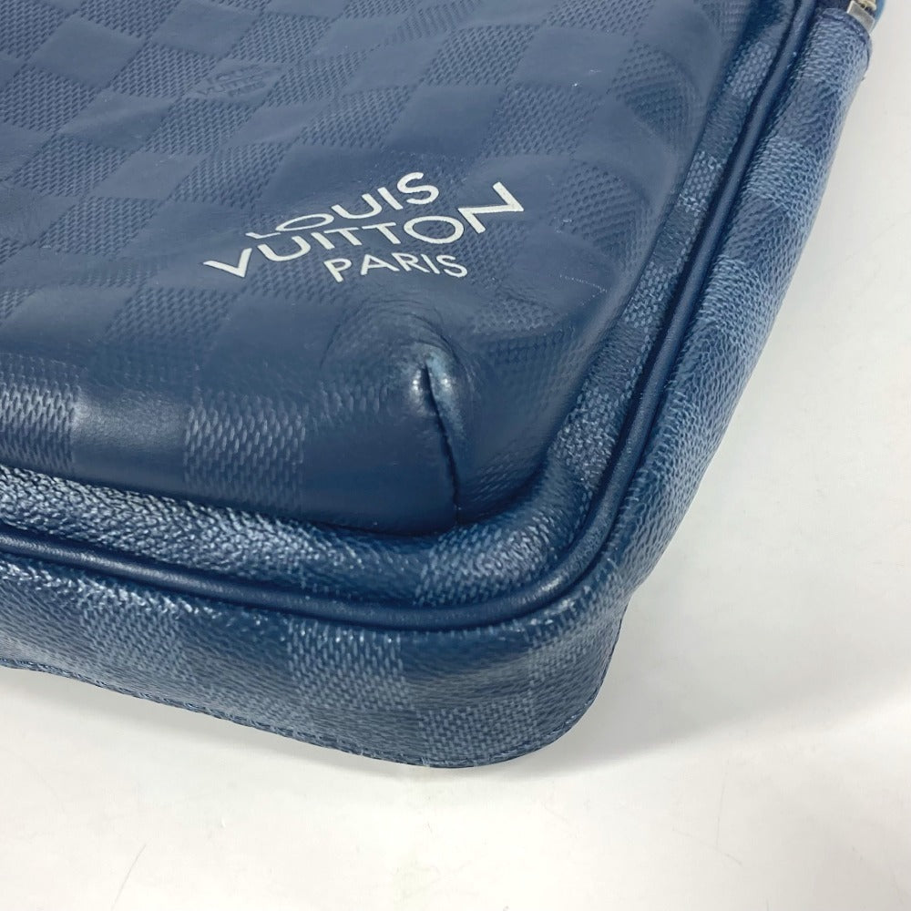 LOUIS VUITTON N40439 ダミエスクエアード アヴェニュー・スリングバッグ カバン ベルトバッグ ショルダーバッグ クロス ボディバッグ ダミエグラフィットキャンバス ユニセックス ネイビー - brandshop-reference