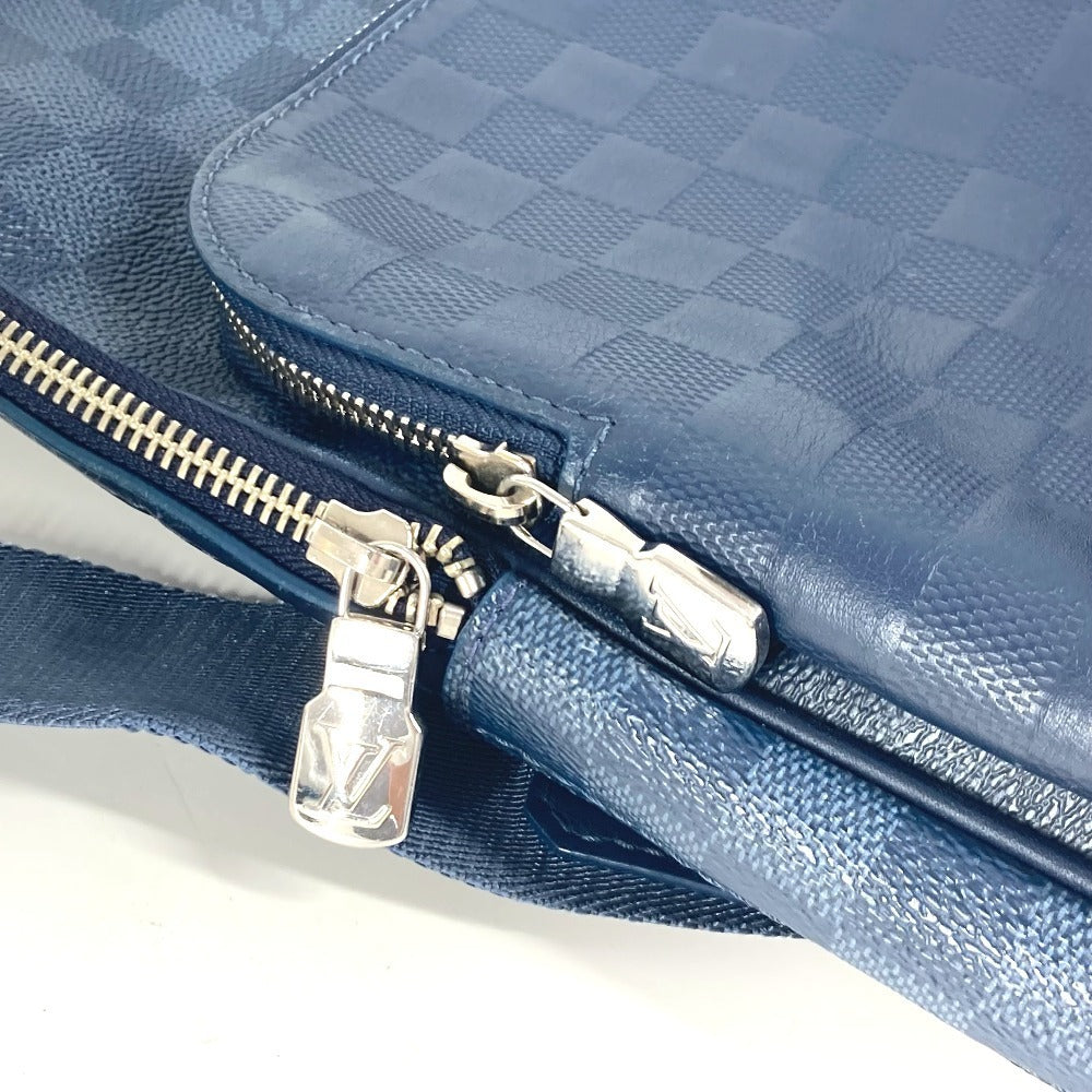 LOUIS VUITTON N40439 ダミエスクエアード アヴェニュー・スリングバッグ カバン ベルトバッグ ショルダーバッグ クロス ボディバッグ ダミエグラフィットキャンバス ユニセックス ネイビー - brandshop-reference
