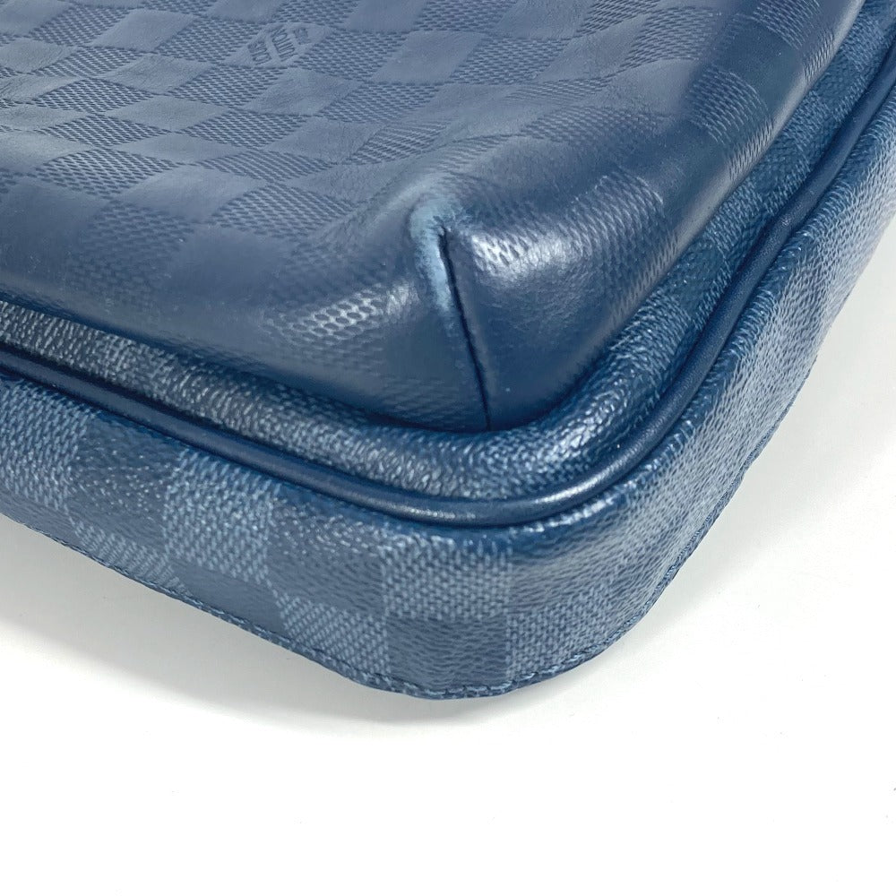 LOUIS VUITTON N40439 ダミエスクエアード アヴェニュー・スリングバッグ カバン ベルトバッグ ショルダーバッグ クロス ボディバッグ ダミエグラフィットキャンバス ユニセックス ネイビー - brandshop-reference