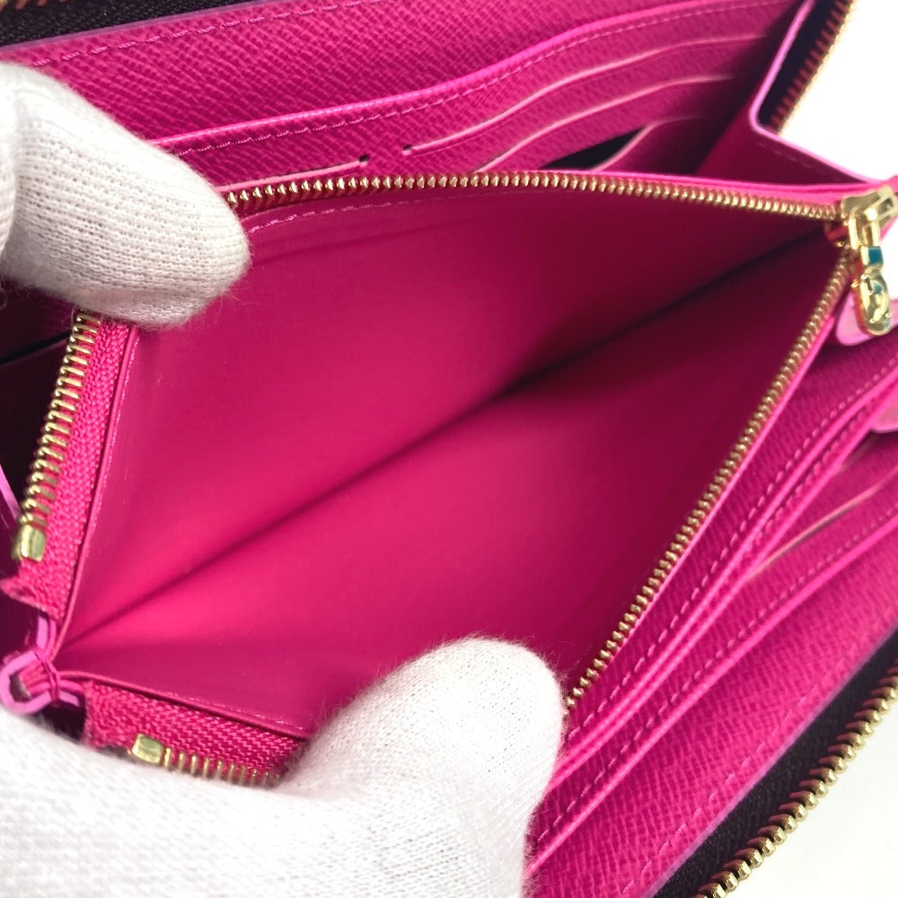 LOUIS VUITTON Ｍ14162 日本限定 LV × TM ジッピー・ウォレット モノグラム 村上隆 ラウンドファスナー 長財布 モノグラムキャンバス ユニセックス ブラウン - brandshop-reference