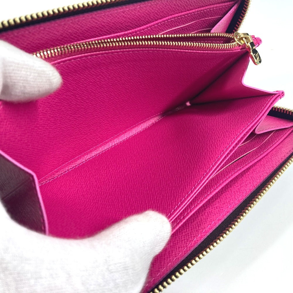 LOUIS VUITTON Ｍ14162 日本限定 LV × TM ジッピー・ウォレット モノグラム 村上隆 ラウンドファスナー 長財布 モノグラムキャンバス ユニセックス ブラウン - brandshop-reference