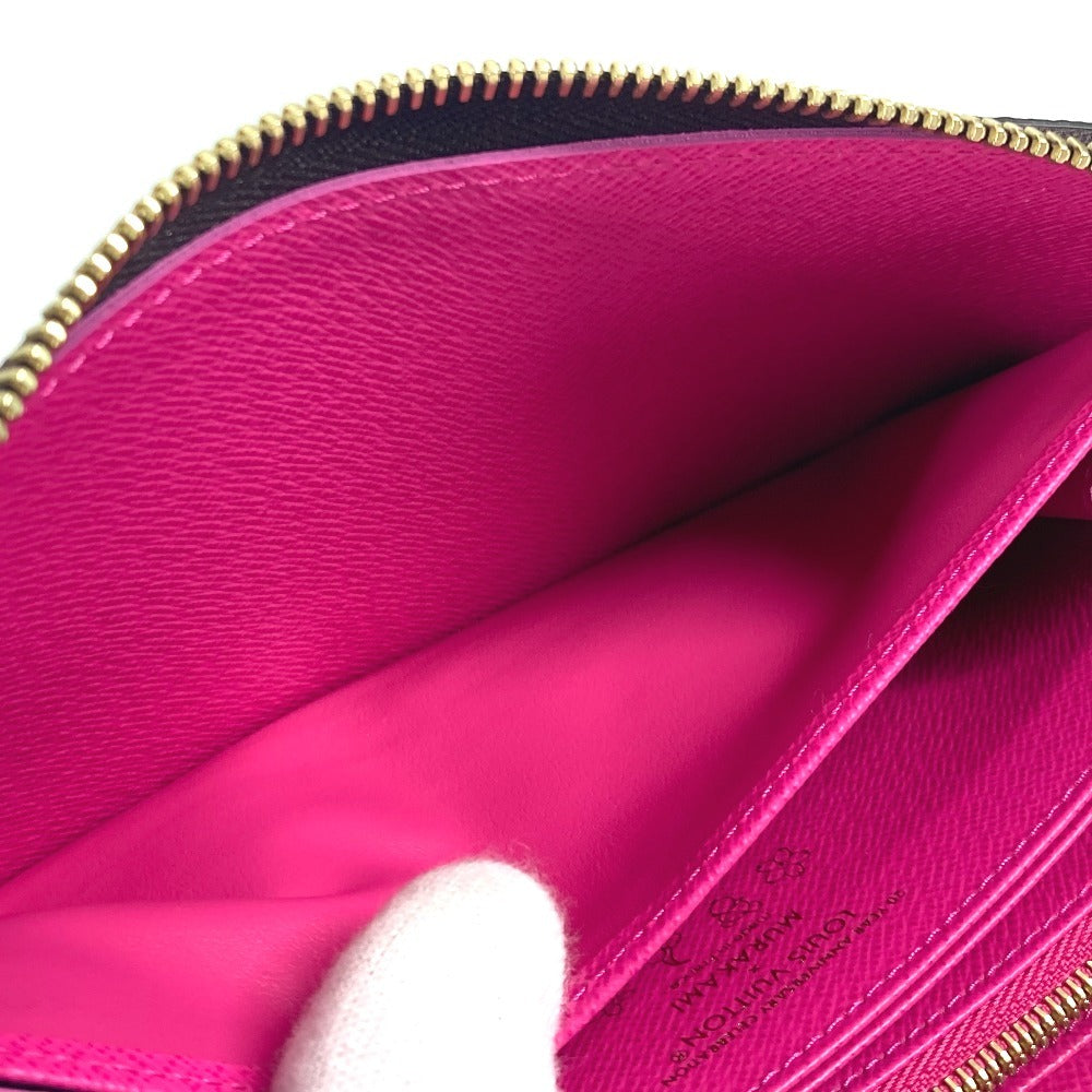 LOUIS VUITTON Ｍ14162 日本限定 LV × TM ジッピー・ウォレット モノグラム 村上隆 ラウンドファスナー 長財布 モノグラムキャンバス ユニセックス ブラウン - brandshop-reference