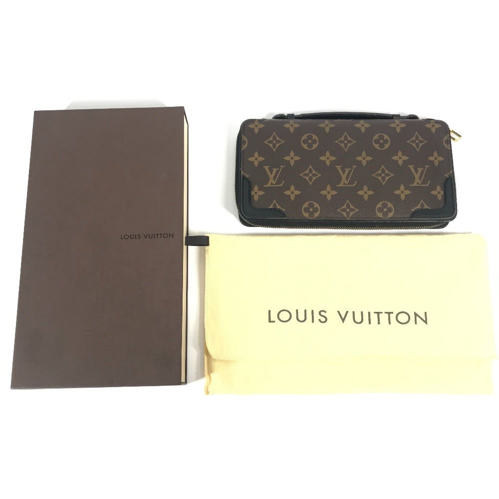 LOUIS VUITTON M60679 モノグラムマカサー デイリーオーガナイザー トラベルケース セカンドバッグ 長財布 モノグラムキャンバス メンズ ブラウン - brandshop-reference
