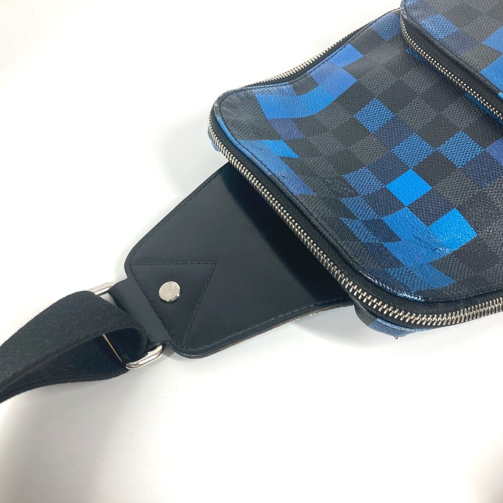 LOUIS VUITTON N40067 ダミエグラフィットピクセル アヴェニュースリングバッグ カバン クロス ショルダーバッグ ボディバッグ ダミエグラフィットキャンバス ユニセックス ブルー - brandshop-reference