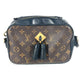 LOUIS VUITTON M43555 モノグラム サントンジュ カバン 斜め掛け ポシェット タッセル フリンジ ショルダーバッグ モノグラムキャンバス レディース ノワール ブラウン - brandshop-reference