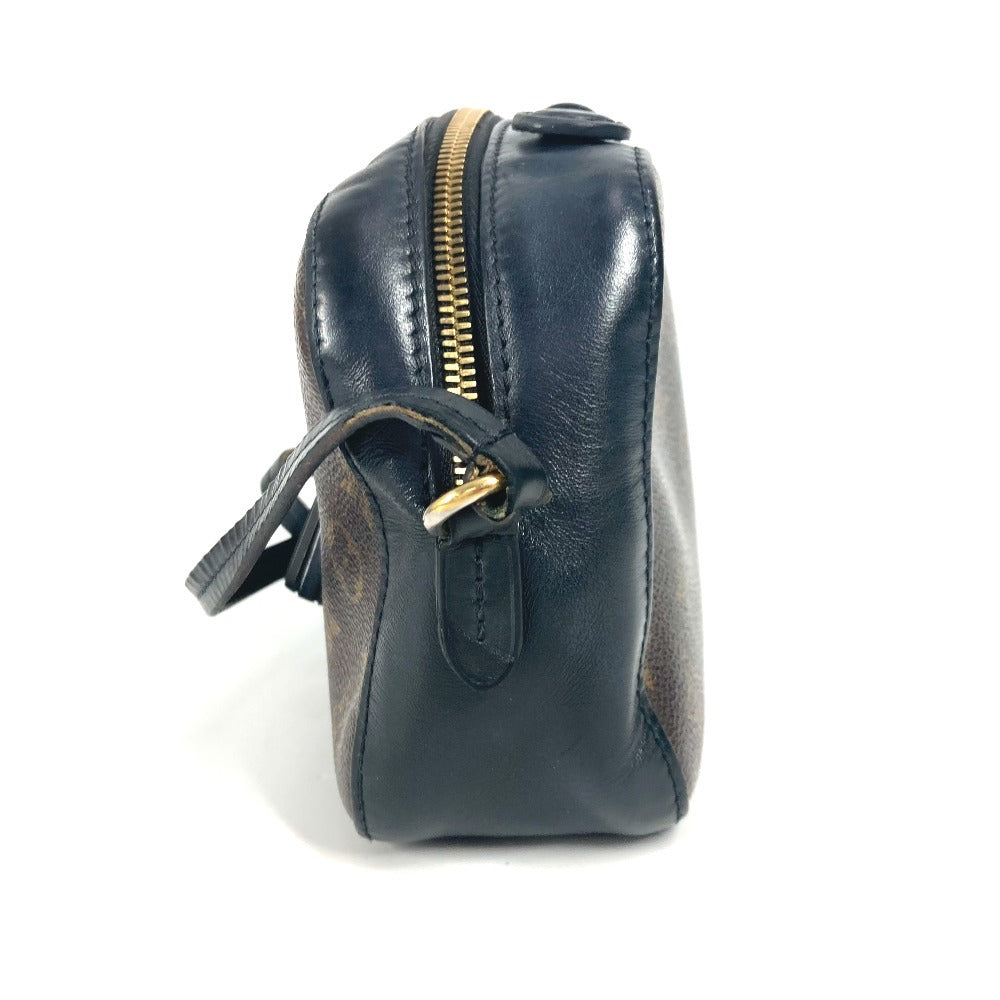 LOUIS VUITTON M43555 モノグラム サントンジュ カバン 斜め掛け ポシェット タッセル フリンジ ショルダーバッグ モノグラムキャンバス レディース ノワール ブラウン - brandshop-reference