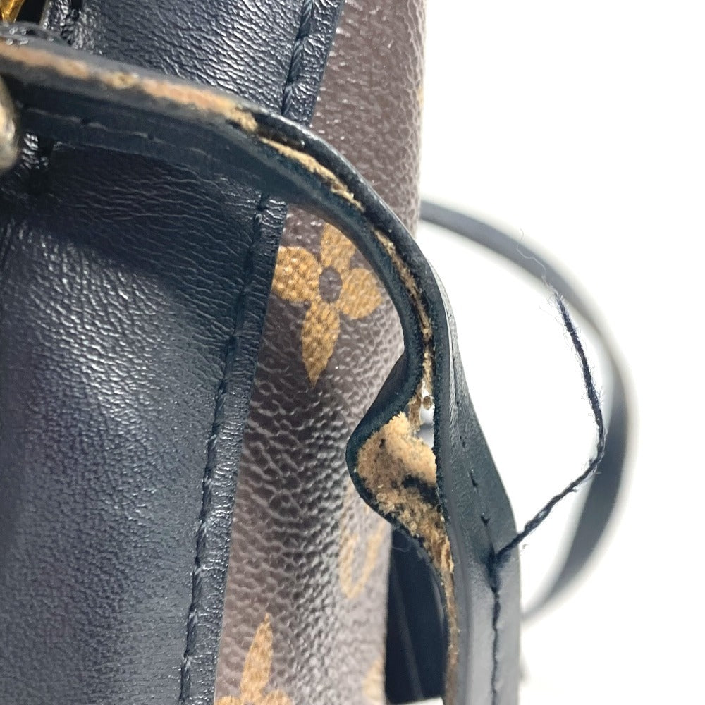 LOUIS VUITTON M43555 モノグラム サントンジュ カバン 斜め掛け ポシェット タッセル フリンジ ショルダーバッグ モノグラムキャンバス レディース ノワール ブラウン - brandshop-reference