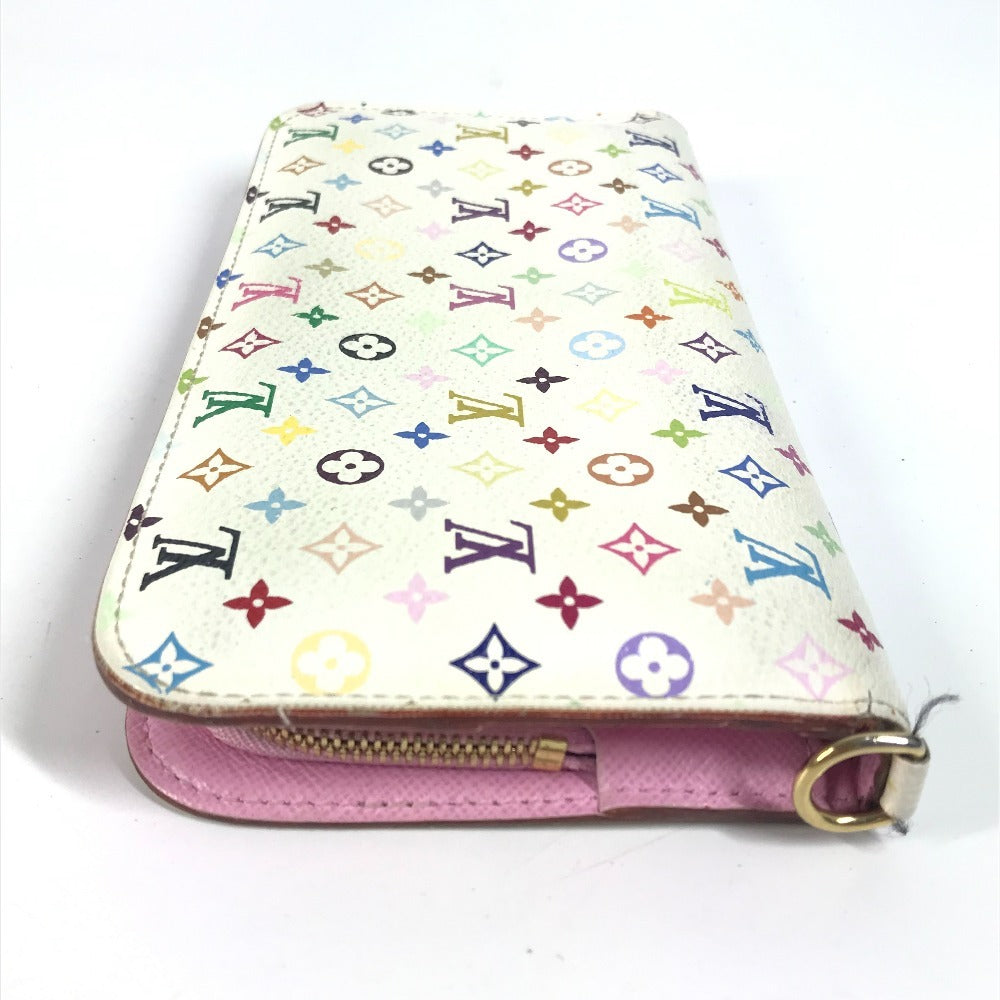 LOUIS VUITTON M93751 モノグラムマルチカラー ポルトフォイユアンソリット ロングウォレット 2つ折り 長財布 モノグラムマルチカラーキャンバス レディース ブロン ホワイト - brandshop-reference