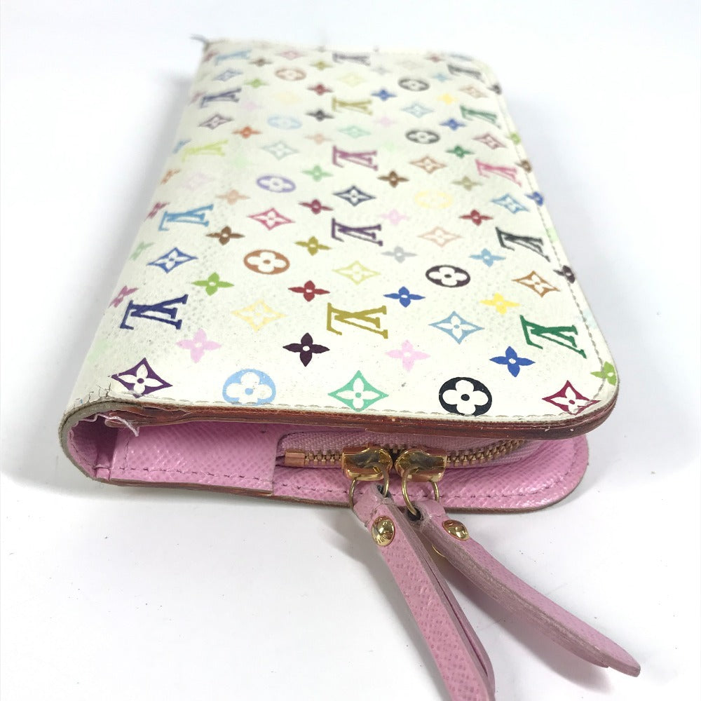 LOUIS VUITTON M93751 モノグラムマルチカラー ポルトフォイユアンソリット ロングウォレット 2つ折り 長財布 モノグラムマルチカラーキャンバス レディース ブロン ホワイト - brandshop-reference