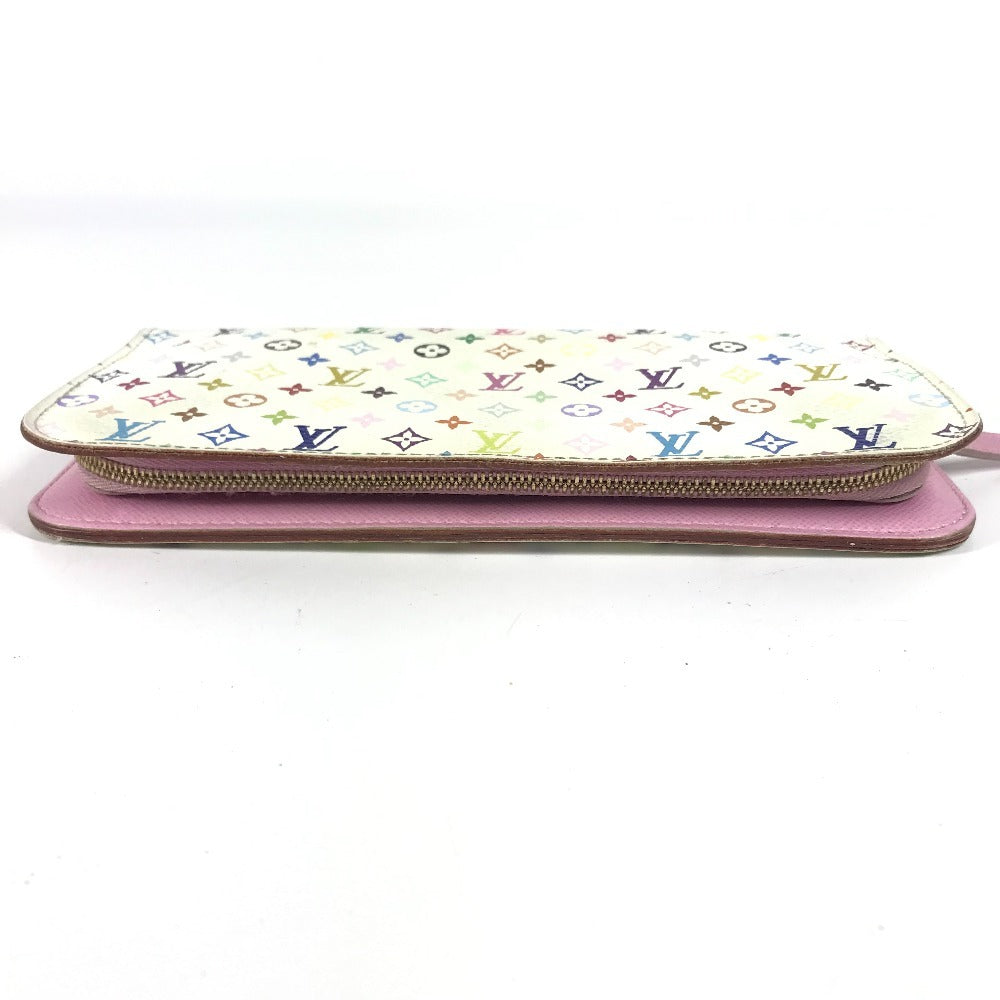LOUIS VUITTON M93751 モノグラムマルチカラー ポルトフォイユアンソリット ロングウォレット 2つ折り 長財布 モノグラムマルチカラーキャンバス レディース ブロン ホワイト - brandshop-reference