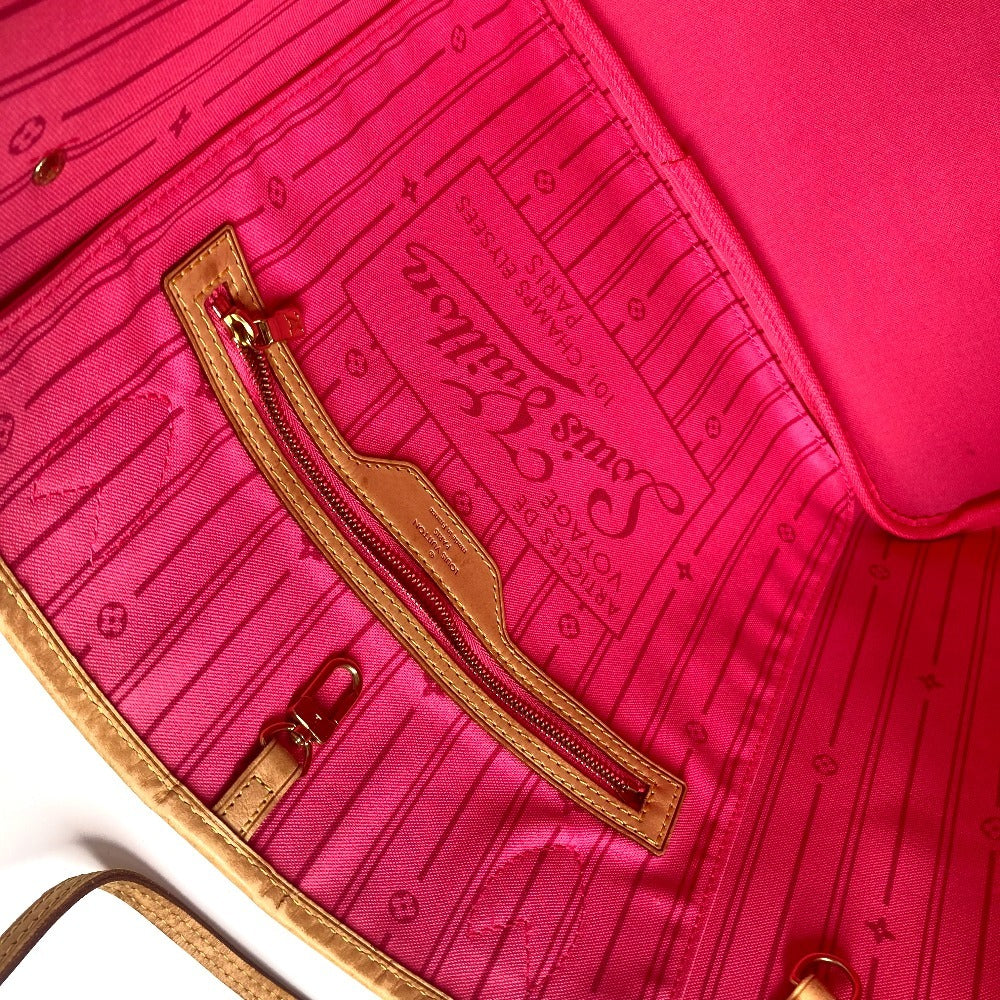 LOUIS VUITTON M48613 モノグラム ローズ 薔薇 ネヴァーフルMM ショルダーバッグ 肩掛け トートバッグ モノグラムキャンバス レディース ブラウン - brandshop-reference