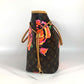LOUIS VUITTON M48613 モノグラム ローズ 薔薇 ネヴァーフルMM ショルダーバッグ 肩掛け トートバッグ モノグラムキャンバス レディース ブラウン - brandshop-reference