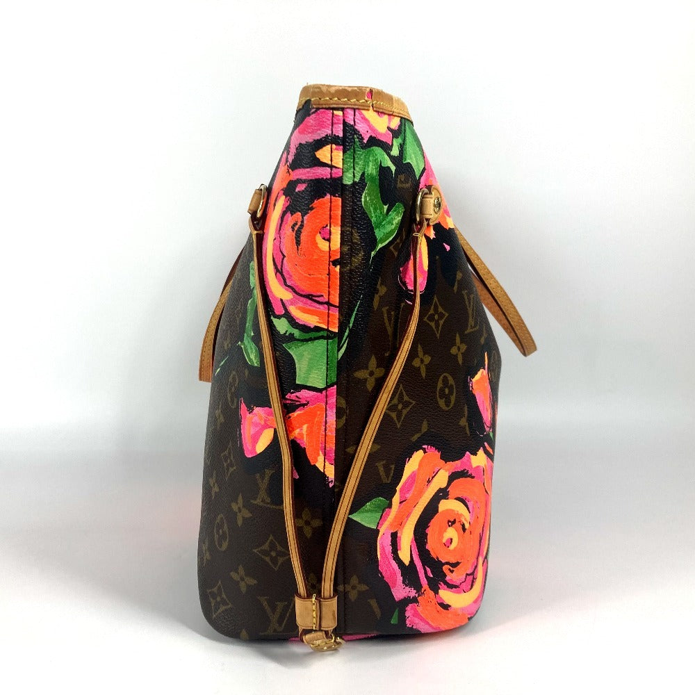LOUIS VUITTON M48613 モノグラム ローズ 薔薇 ネヴァーフルMM ショルダーバッグ 肩掛け トートバッグ モノグラムキャンバス レディース ブラウン - brandshop-reference