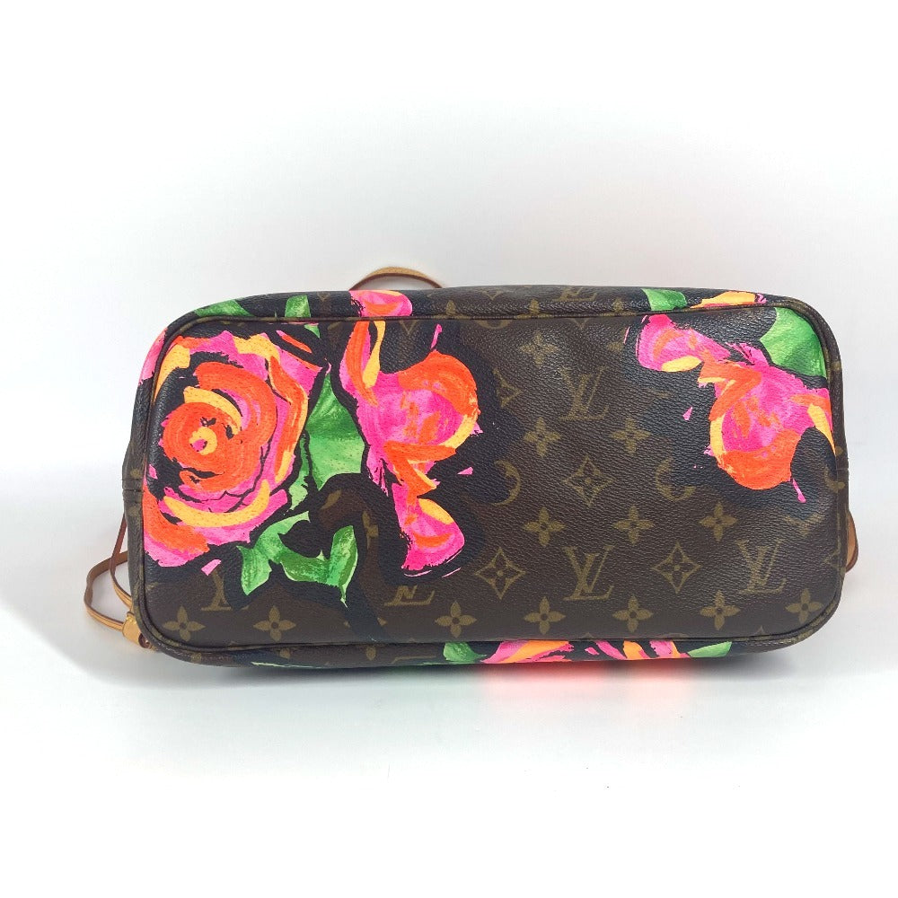 LOUIS VUITTON M48613 モノグラム ローズ 薔薇 ネヴァーフルMM ショルダーバッグ 肩掛け トートバッグ モノグラムキャンバス レディース ブラウン - brandshop-reference