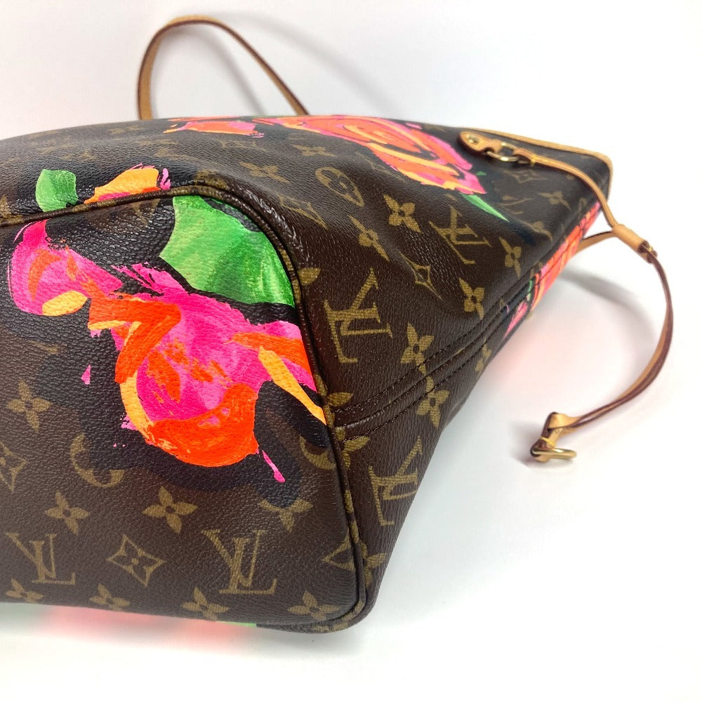 LOUIS VUITTON M48613 モノグラム ローズ 薔薇 ネヴァーフルMM ショルダーバッグ 肩掛け トートバッグ モノグラムキャンバス レディース ブラウン - brandshop-reference