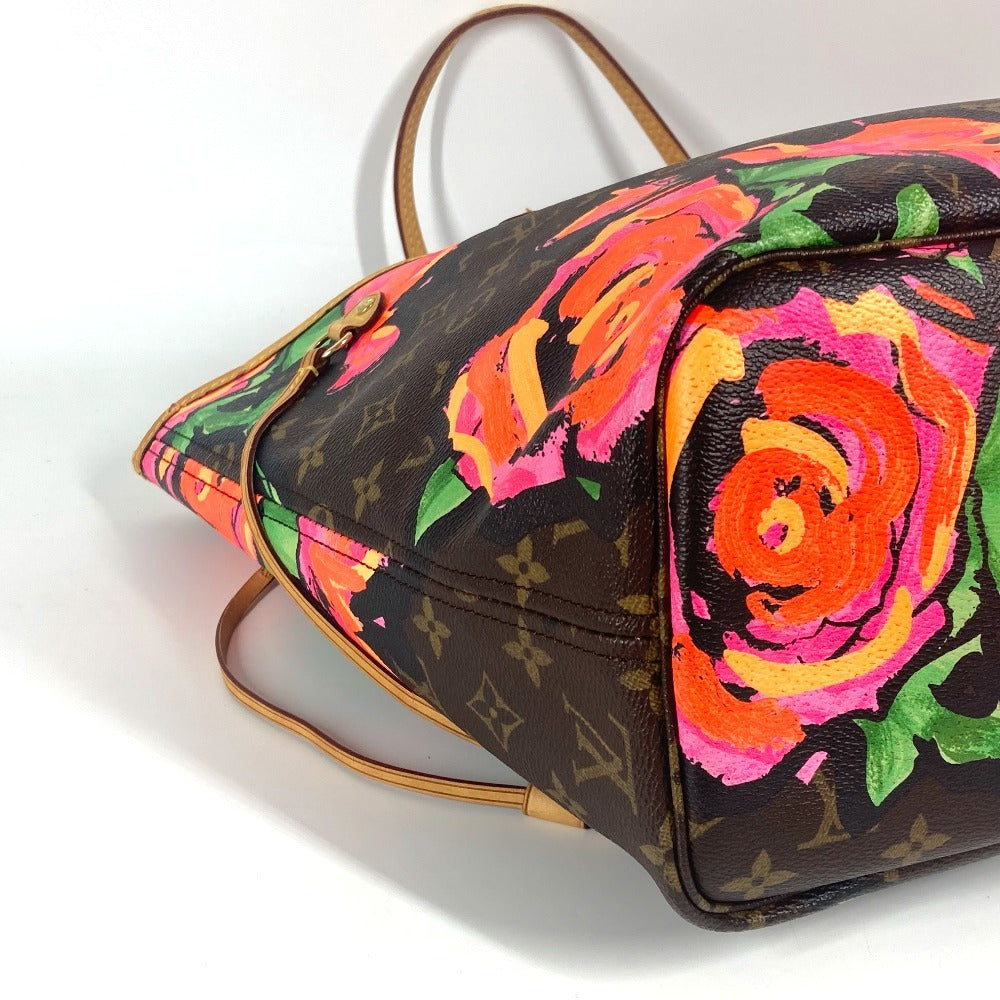 LOUIS VUITTON M48613 モノグラム ローズ 薔薇 ネヴァーフルMM ショルダーバッグ 肩掛け トートバッグ モノグラムキャンバス レディース ブラウン - brandshop-reference