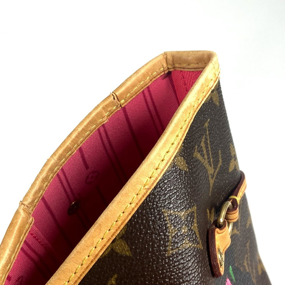 LOUIS VUITTON M48613 モノグラム ローズ 薔薇 ネヴァーフルMM ショルダーバッグ 肩掛け トートバッグ モノグラムキャンバス レディース ブラウン - brandshop-reference
