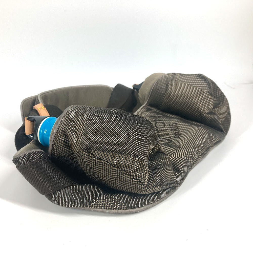 LOUIS VUITTON M93211 ダミエジェアン サンチュール ジョギング ベルトバッグ カバン ウォーターボトル2つ付き ボディバッグ ダミエジェアンキャンバス ユニセックス カーキ系 - brandshop-reference