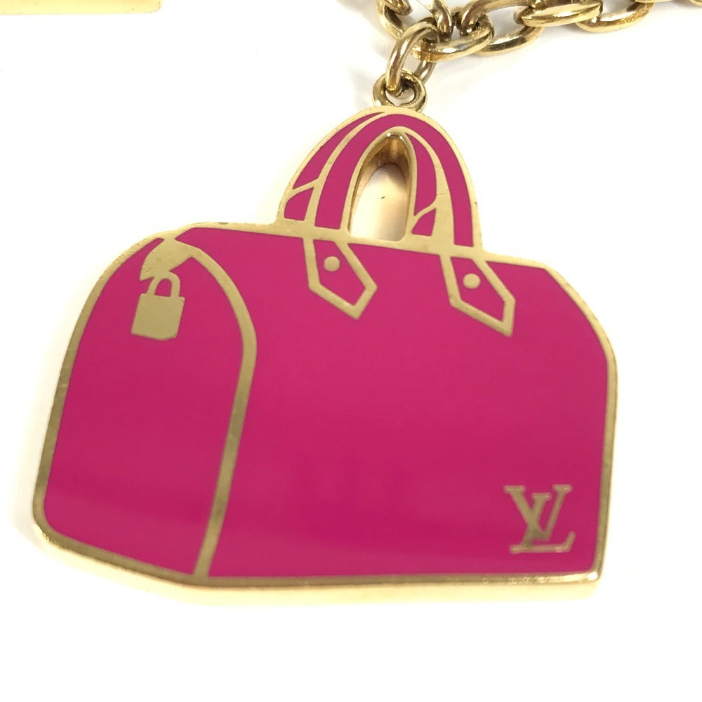 LOUIS VUITTON M66985 チェーンアイコニック バッグチャーム キーホルダー メタル レディース ゴールド - brandshop-reference