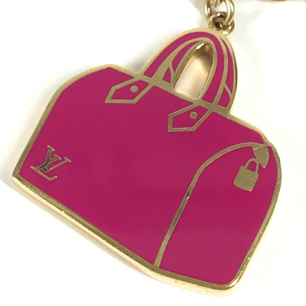 LOUIS VUITTON M66985 チェーンアイコニック バッグチャーム キーホルダー メタル レディース ゴールド - brandshop-reference