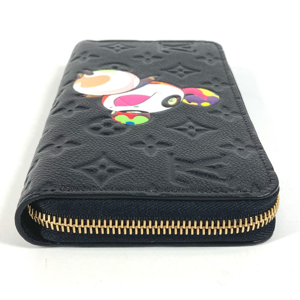 LOUIS VUITTON M14160 日本限定 LV × TM モノグラムアンプラント ジッピー・ウォレット 村上隆 パンダ ラウンドファスナー 長財布 モノグラムアンプラントレザー ユニセックス ノワール ブラック - brandshop-reference