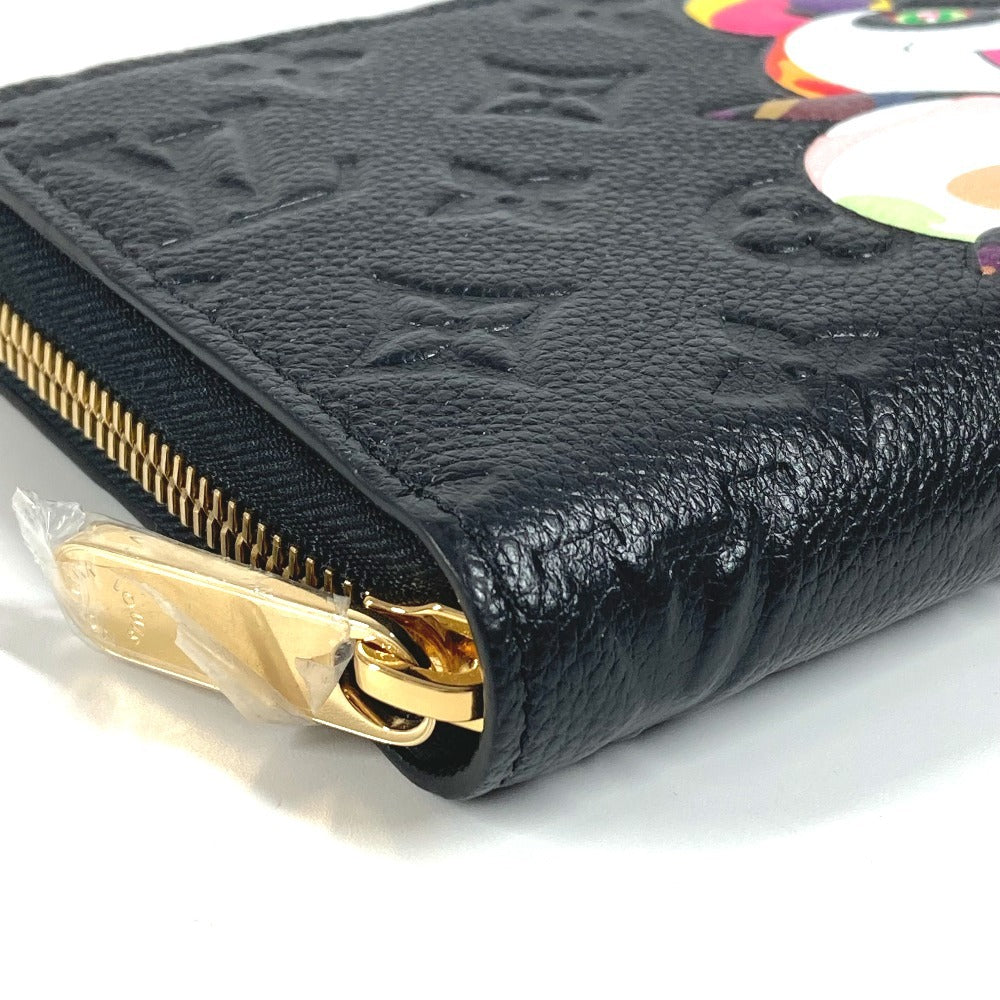 LOUIS VUITTON M14160 日本限定 LV × TM モノグラムアンプラント ジッピー・ウォレット 村上隆 パンダ ラウンドファスナー 長財布 モノグラムアンプラントレザー ユニセックス ノワール ブラック - brandshop-reference