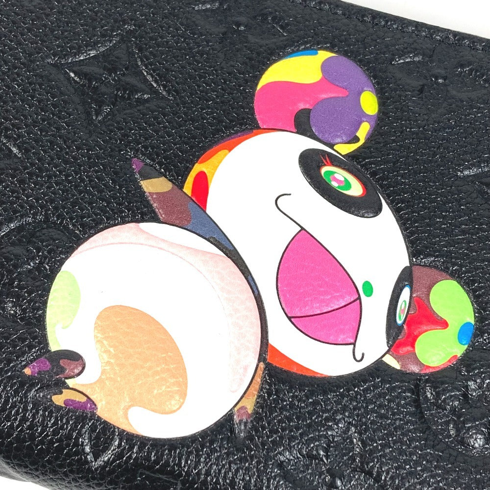 LOUIS VUITTON M14160 日本限定 LV × TM モノグラムアンプラント ジッピー・ウォレット 村上隆 パンダ ラウンドファスナー 長財布 モノグラムアンプラントレザー ユニセックス ノワール ブラック - brandshop-reference