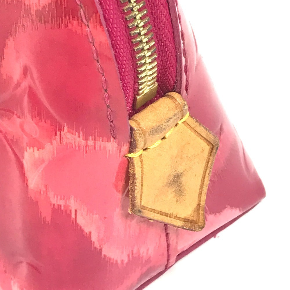 LOUIS VUITTON M90045 モノグラムヴェルニ ポシェット・コスメティック・イカットフラワー コスメポーチ ポーチ 化粧ポーチ モノグラムヴェルニキャンバス レディース ピンク - brandshop-reference