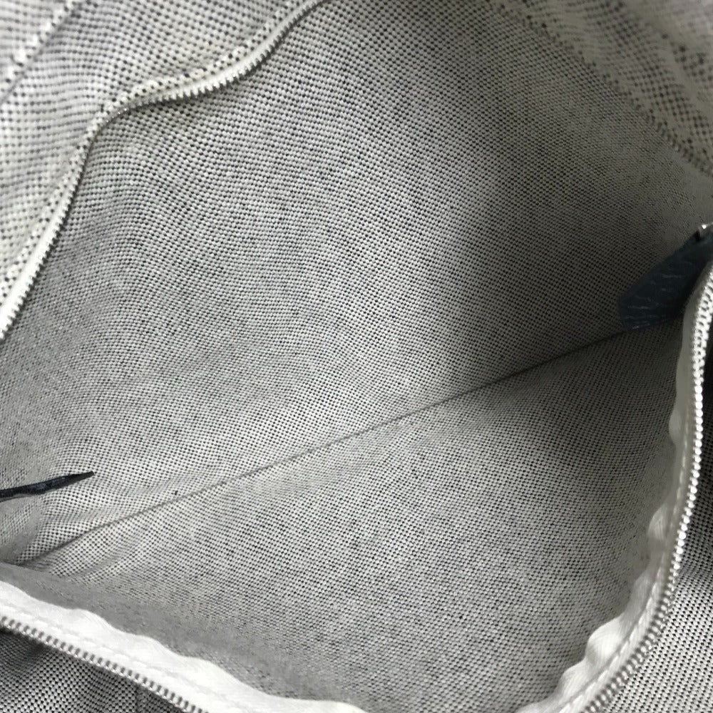 HERMES サックアーネMM カバン 肩掛け トートバッグ ハンドバッグ コットン ユニセックス ブラック - brandshop-reference