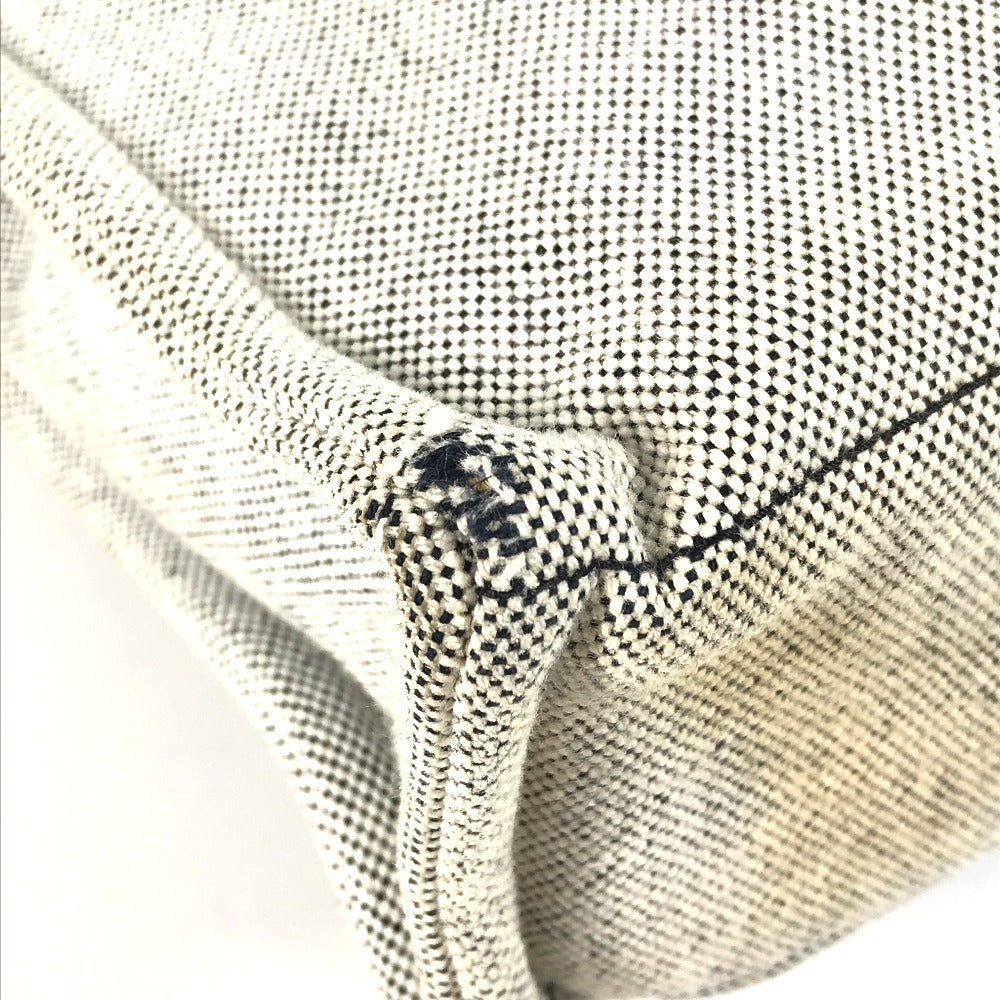 HERMES サックアーネMM カバン 肩掛け トートバッグ ハンドバッグ コットン ユニセックス ブラック - brandshop-reference