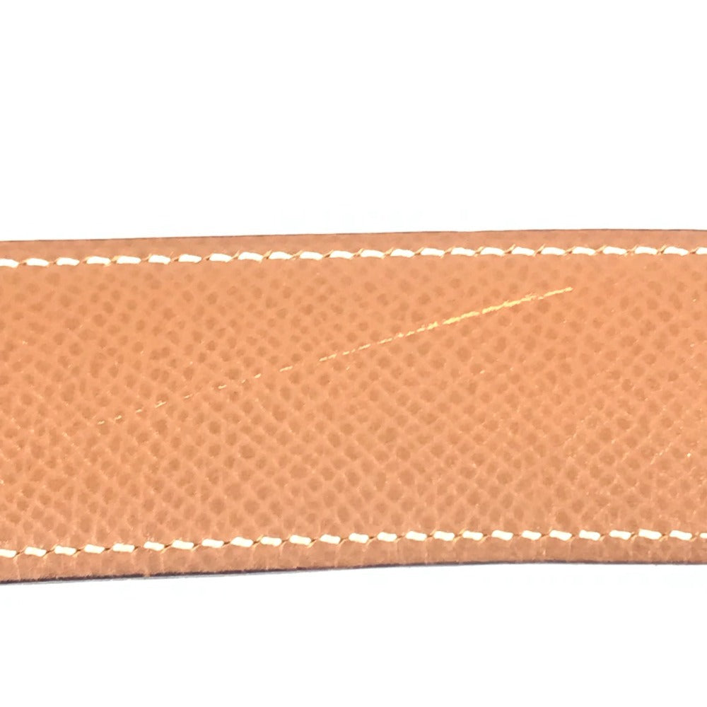 HERMES リバーシブル Hベルト アクセサリー ズボン用ベルト ベルト レザー レディース ブラック - brandshop-reference