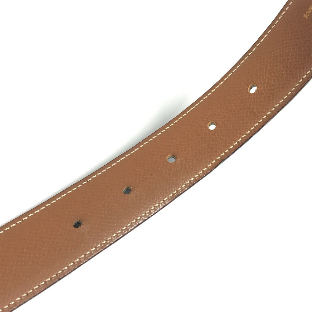 HERMES リバーシブル Hベルト アクセサリー ズボン用ベルト ベルト レザー レディース ブラック - brandshop-reference