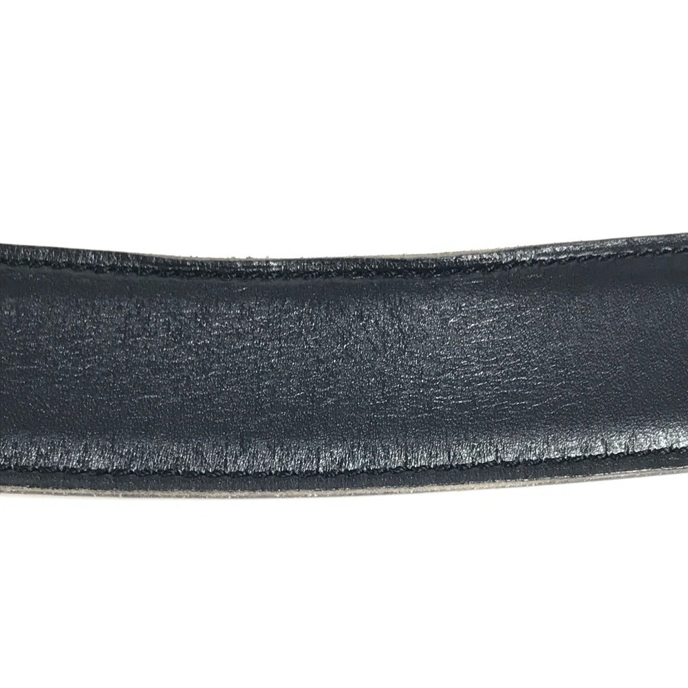 HERMES リバーシブル Hベルト アクセサリー ズボン用ベルト ベルト レザー レディース ブラック - brandshop-reference