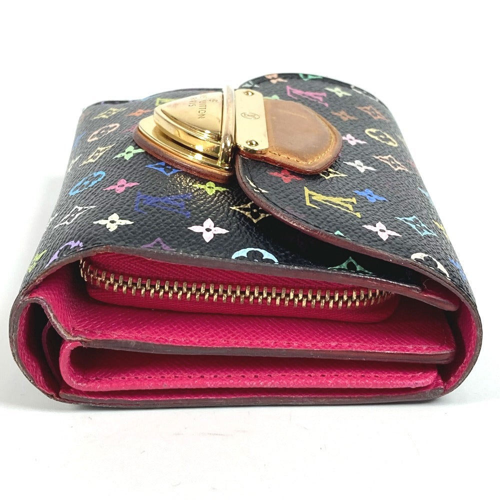 LOUIS VUITTON M60282 モノグラムマルチカラー ポルトフォイユジョイ コンパクトウォレット 3つ折り財布 モノグラムマルチカラーキャンバス レディース グルナード ピンク - brandshop-reference