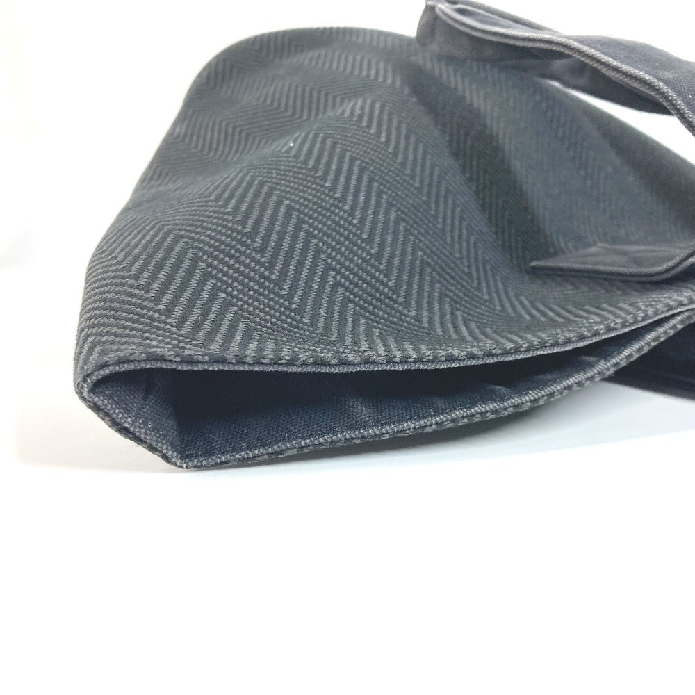 HERMES 파니에 드 플라주 PM 파우치 포함 파니에 드 플라주 PM 백 숄더 토트 백 숄더백 코튼 여성용 블랙