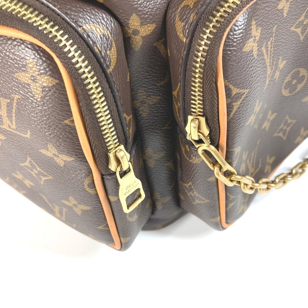 LOUIS VUITTON M44658 Monogram Trio Backpack Bag Virgil Abloh Chain Rucksack Monogram Canvas Unisex Brown