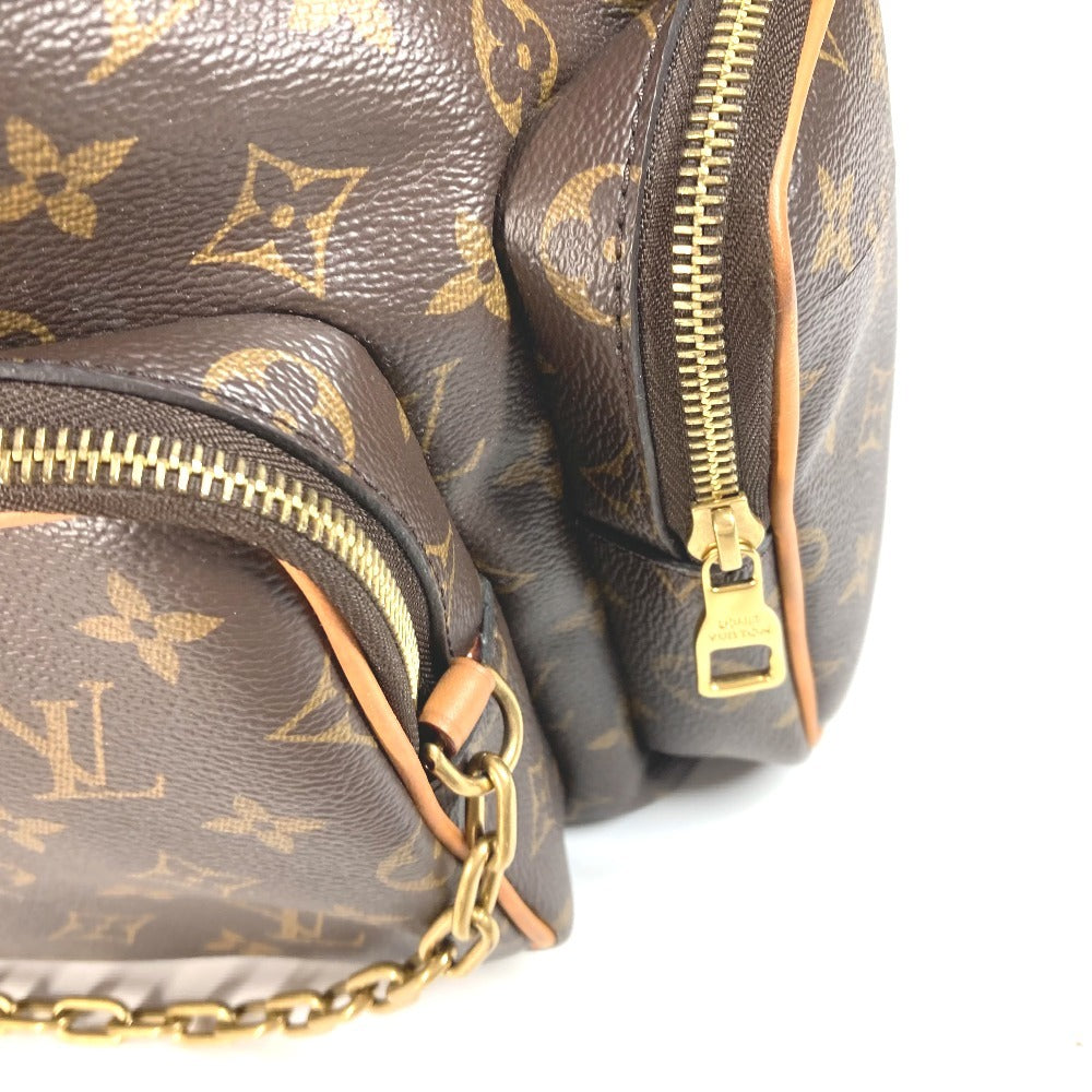LOUIS VUITTON M44658 Monogram Trio Backpack Bag Virgil Abloh Chain Rucksack Monogram Canvas Unisex Brown
