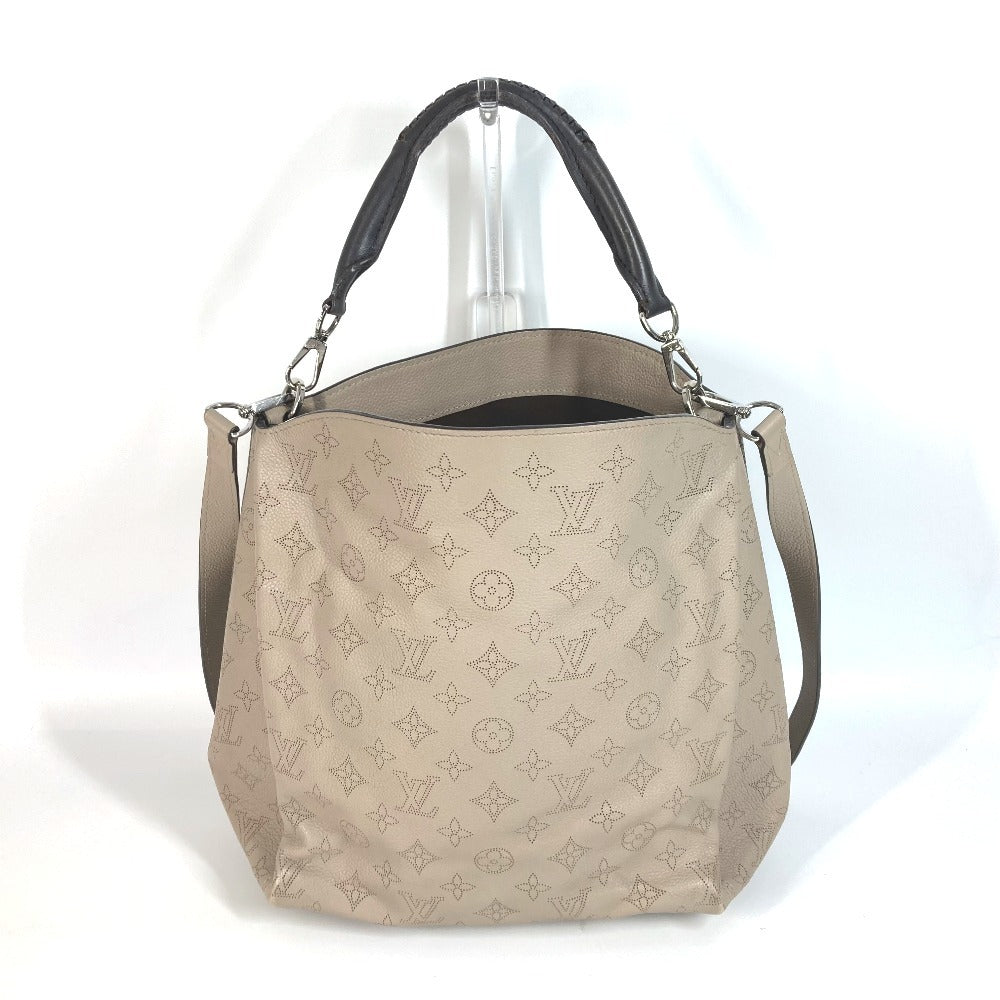 Louis Vuitton M50032 Monogram Mahina Babylon PM Babylon PM Beg Tote Bag 2way Beg Beg Monogram Mahina Ladies Ladies Gare Beige