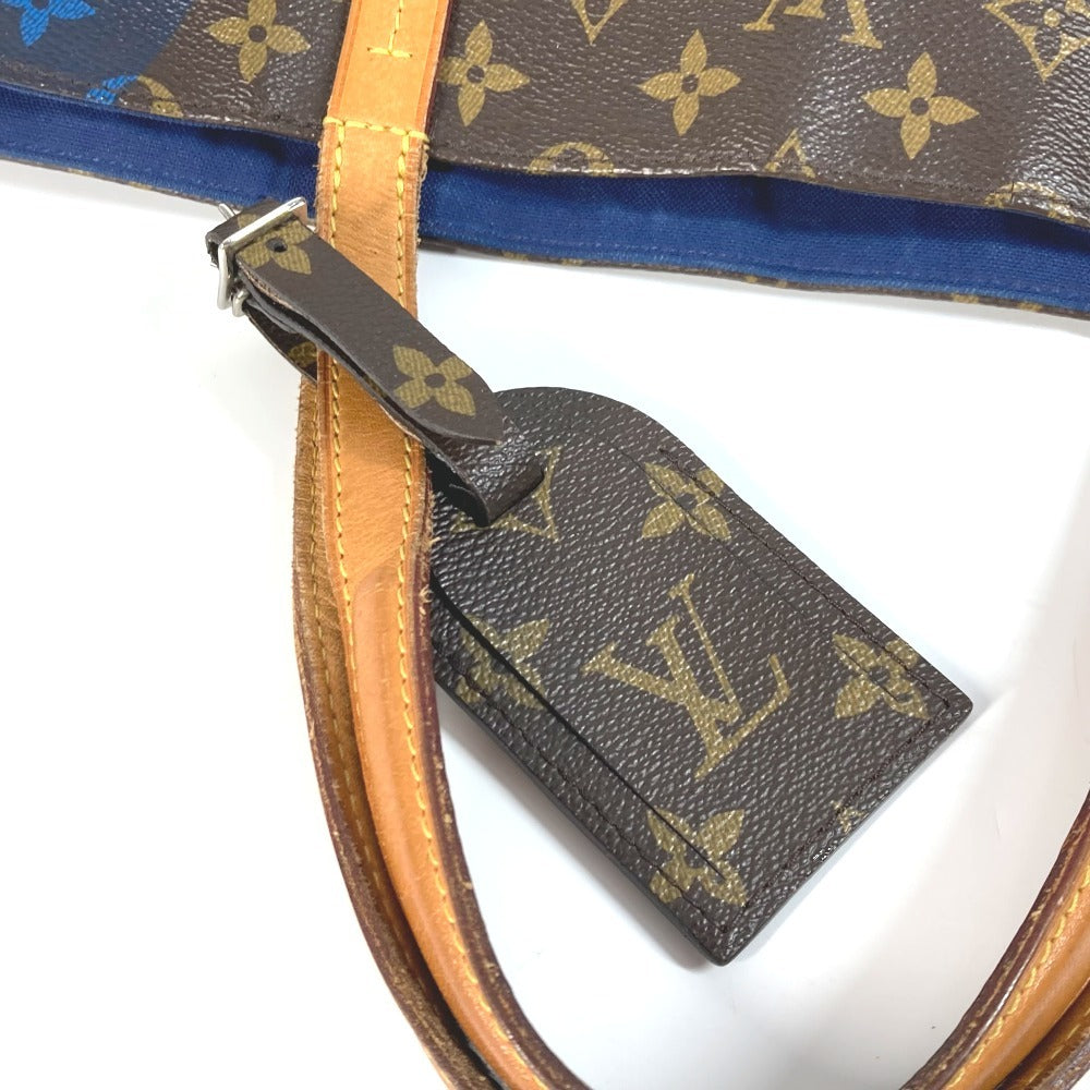 Louis Vuitton M50147 Monogram v Line Hippo NS Hippo Ns Beg Tote Tote Bag Tote Vertikal Beg Monogram Canvas Unisex Brown