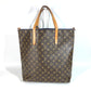 Louis Vuitton M50147 Monogram v Line Hippo NS Hippo Ns Beg Tote Tote Bag Tote Vertikal Beg Monogram Canvas Unisex Brown