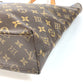 Louis Vuitton M50147 Monogram v Line Hippo NS Hippo Ns Beg Tote Tote Bag Tote Vertikal Beg Monogram Canvas Unisex Brown