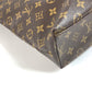 Louis Vuitton M50147 Monogram v Line Hippo NS Hippo Ns Beg Tote Tote Bag Tote Vertikal Beg Monogram Canvas Unisex Brown