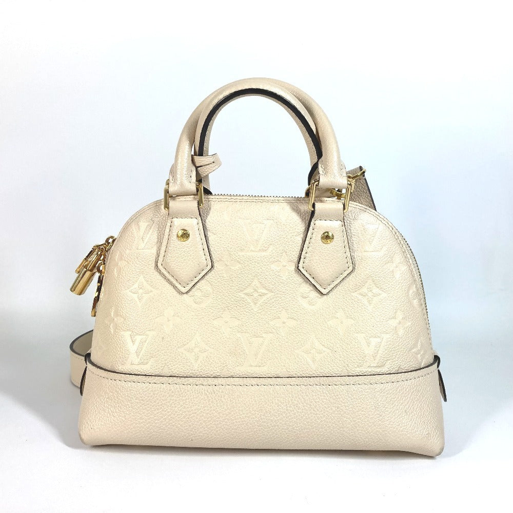 LOUIS VUITTON M44858 Monogram Empreinte Neo Alma BB Neo Alma BB Bag Tote Bag 2WAY Bag Shoulder Bag Handbag Monogram Empreinte Leather Women's Crème Beige