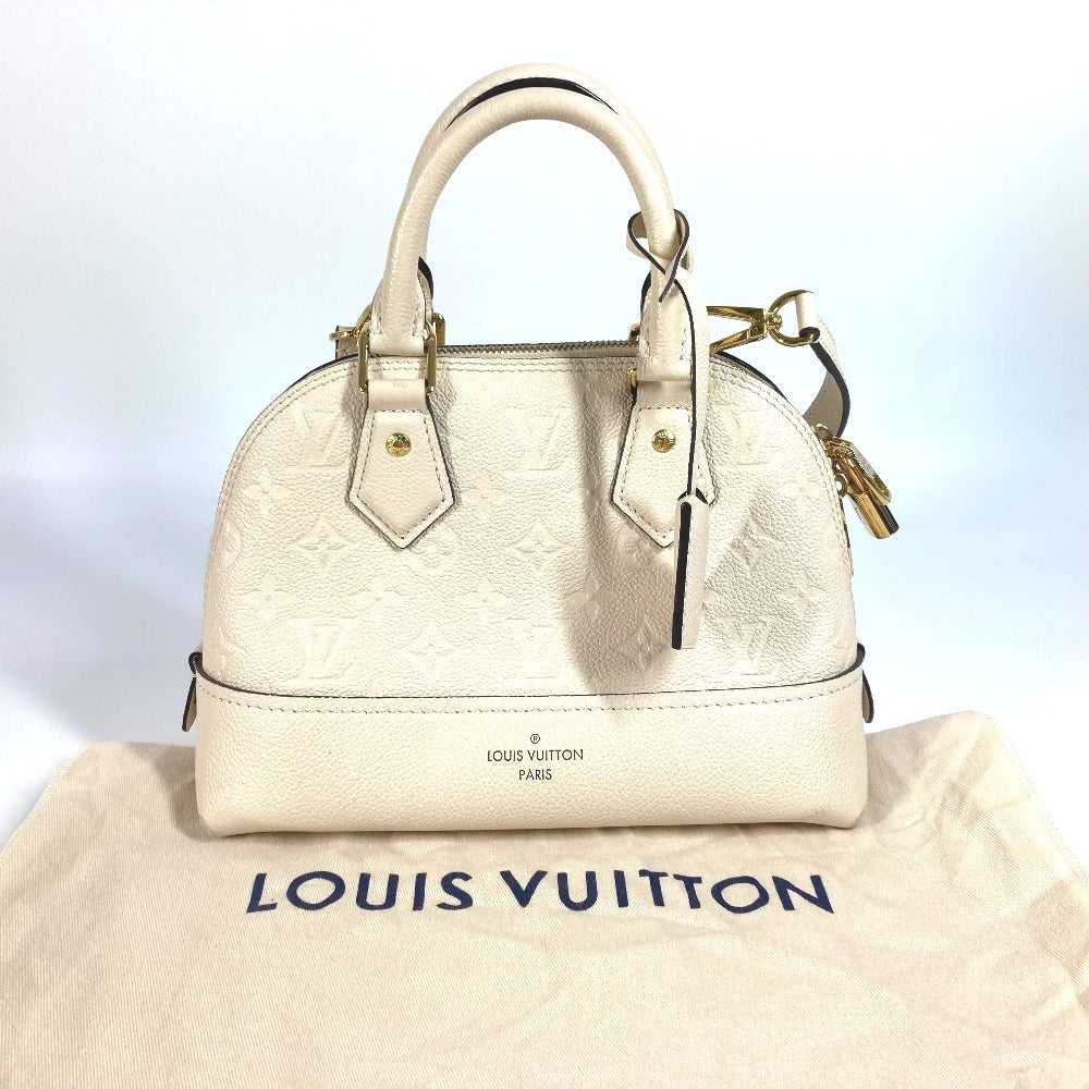 LOUIS VUITTON M44858 Monogram Empreinte Neo Alma BB Neo Alma BB Bag Tote Bag 2WAY Bag Shoulder Bag Handbag Monogram Empreinte Leather Women's Crème Beige