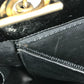 CHANEL Vintage Quilted Matelasse W Chain Bag Bag Tote Bag Shoulder Bag Enamel Women's Black