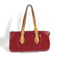 Louis Vuitton M93507 Monogram Vernis Rosewood Avenue Bag bahu Beg Monogram Vernis Canvas Wanita Pomme D'Amour Merah