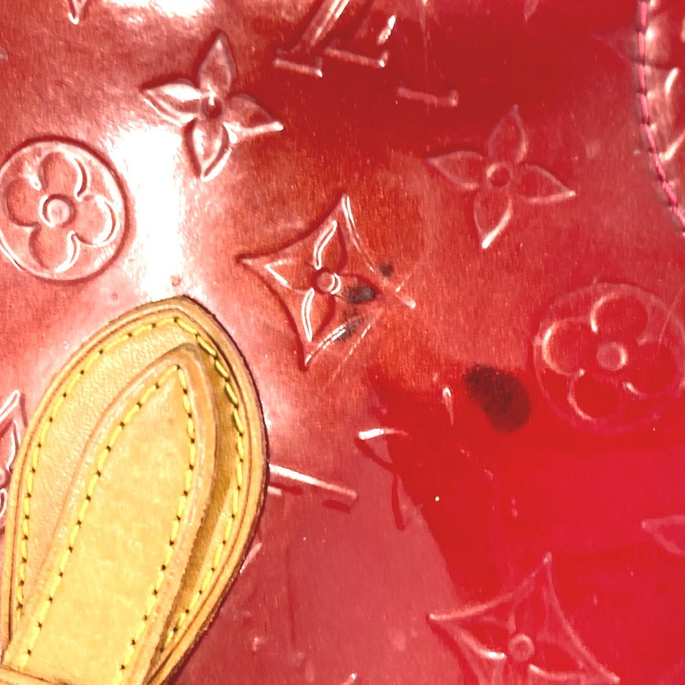 Louis Vuitton M93507 Monogram Vernis Rosewood Avenue Bag bahu Beg Monogram Vernis Canvas Wanita Pomme D'Amour Merah