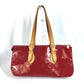 Louis Vuitton M93507 Monogram Vernis Rosewood Avenue Bag bahu Beg Monogram Vernis Canvas Wanita Pomme D'Amour Merah